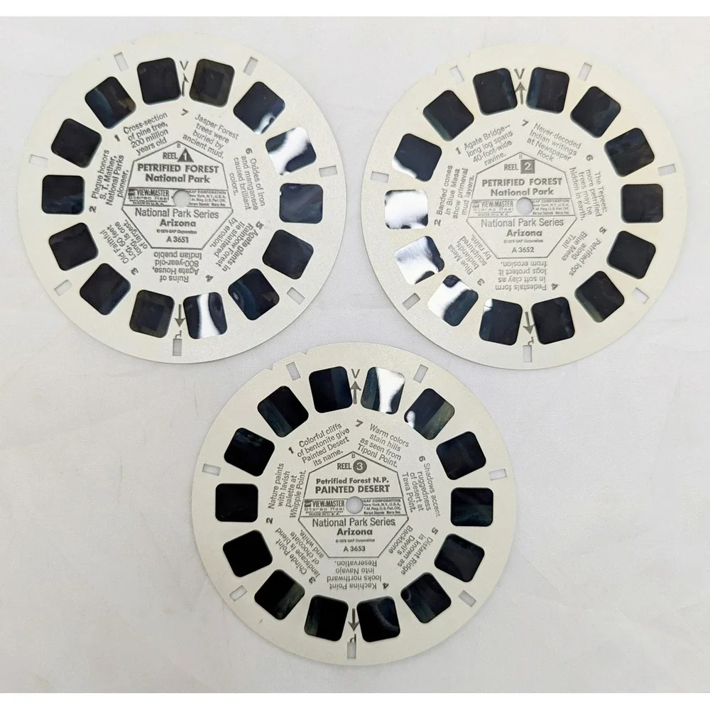 1979 View-Master Petrified Forest National Park & Painted Desert 3 Reel Pack